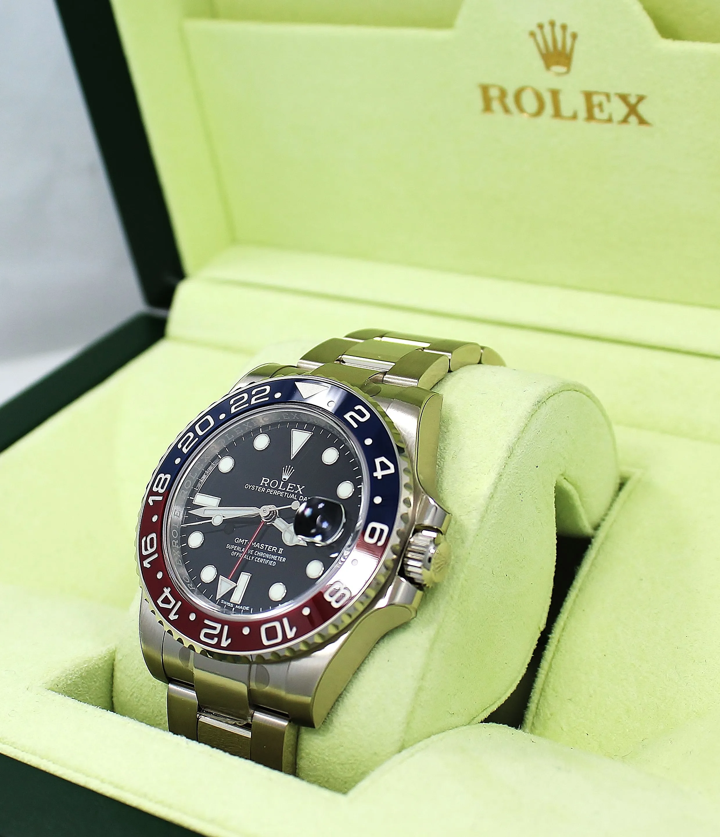 Rolex GMT-Master II 116719BLRO 40mm White gold Black 3