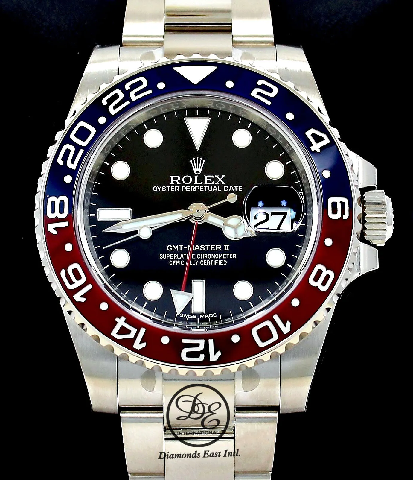 Rolex GMT-Master II 116719BLRO 40mm White gold Black 6