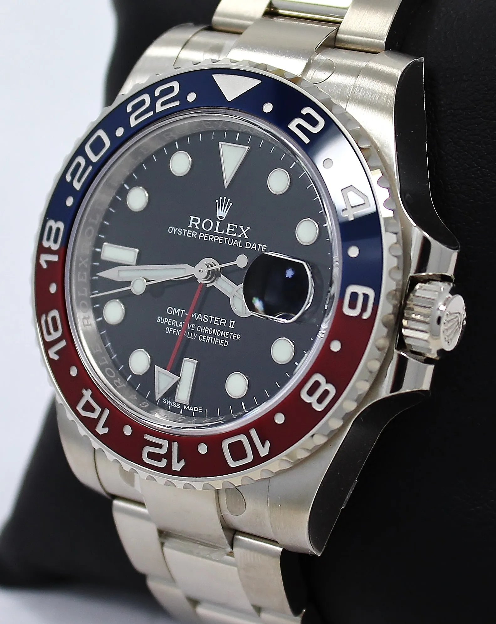 Rolex GMT-Master II 116719BLRO 40mm White gold Black 7