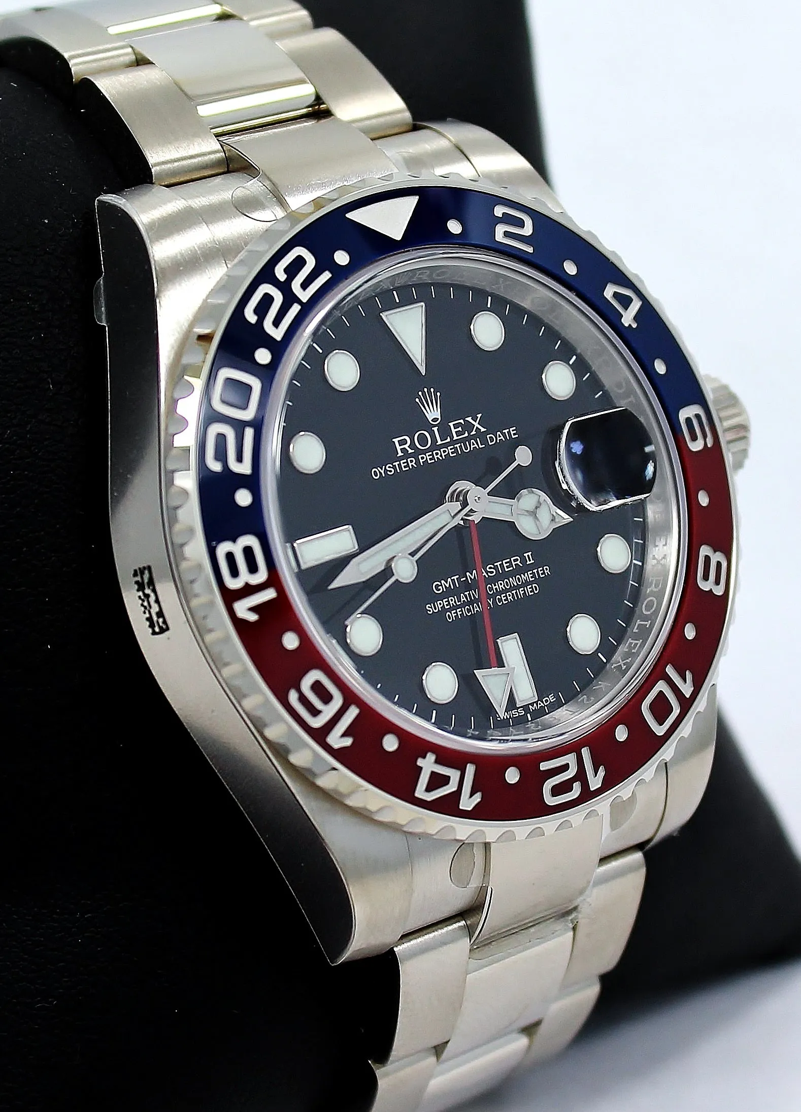 Rolex GMT-Master II 116719BLRO 40mm White gold Black 8