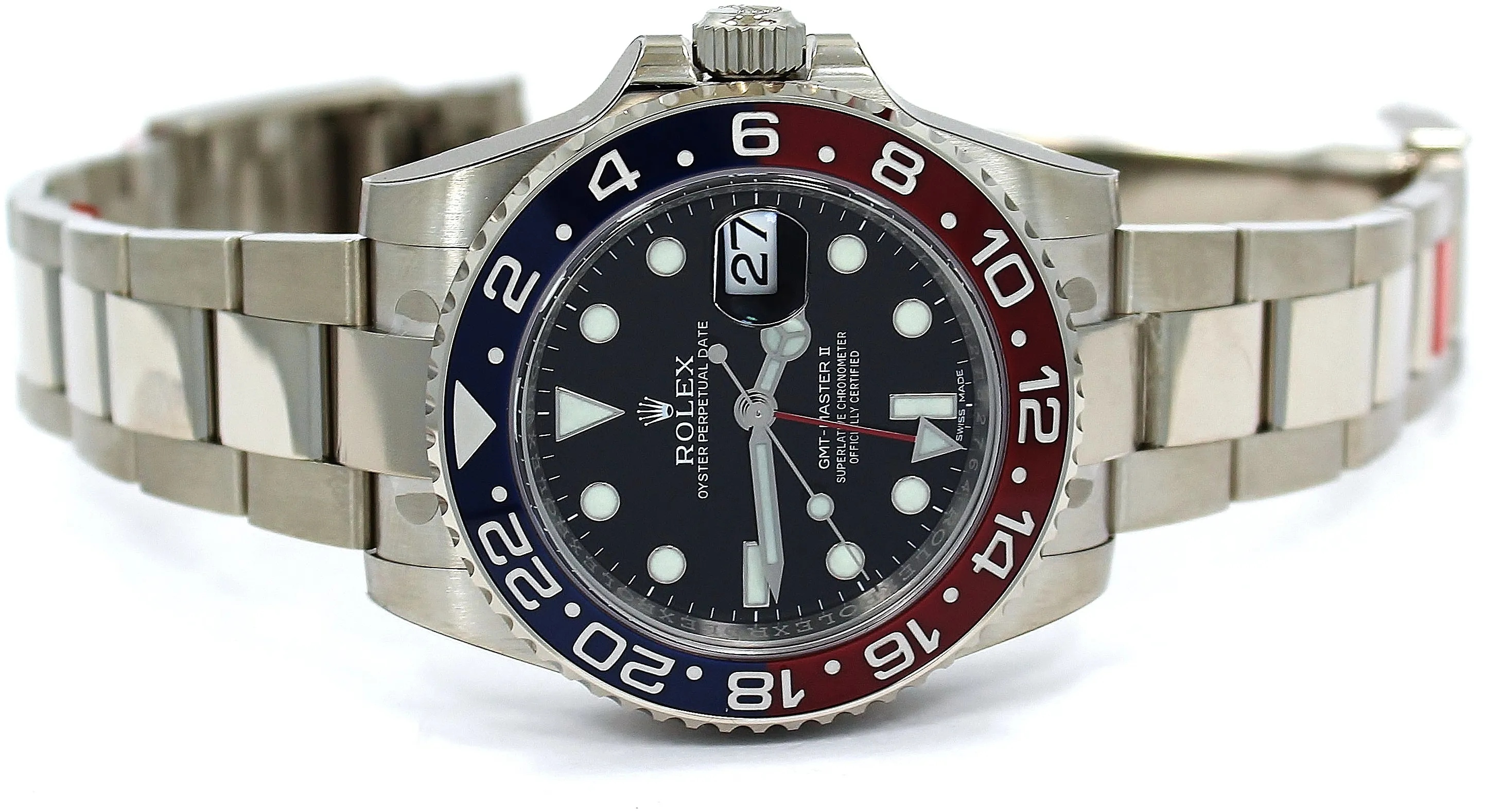 Rolex GMT-Master II 116719BLRO 40mm White gold Black 10