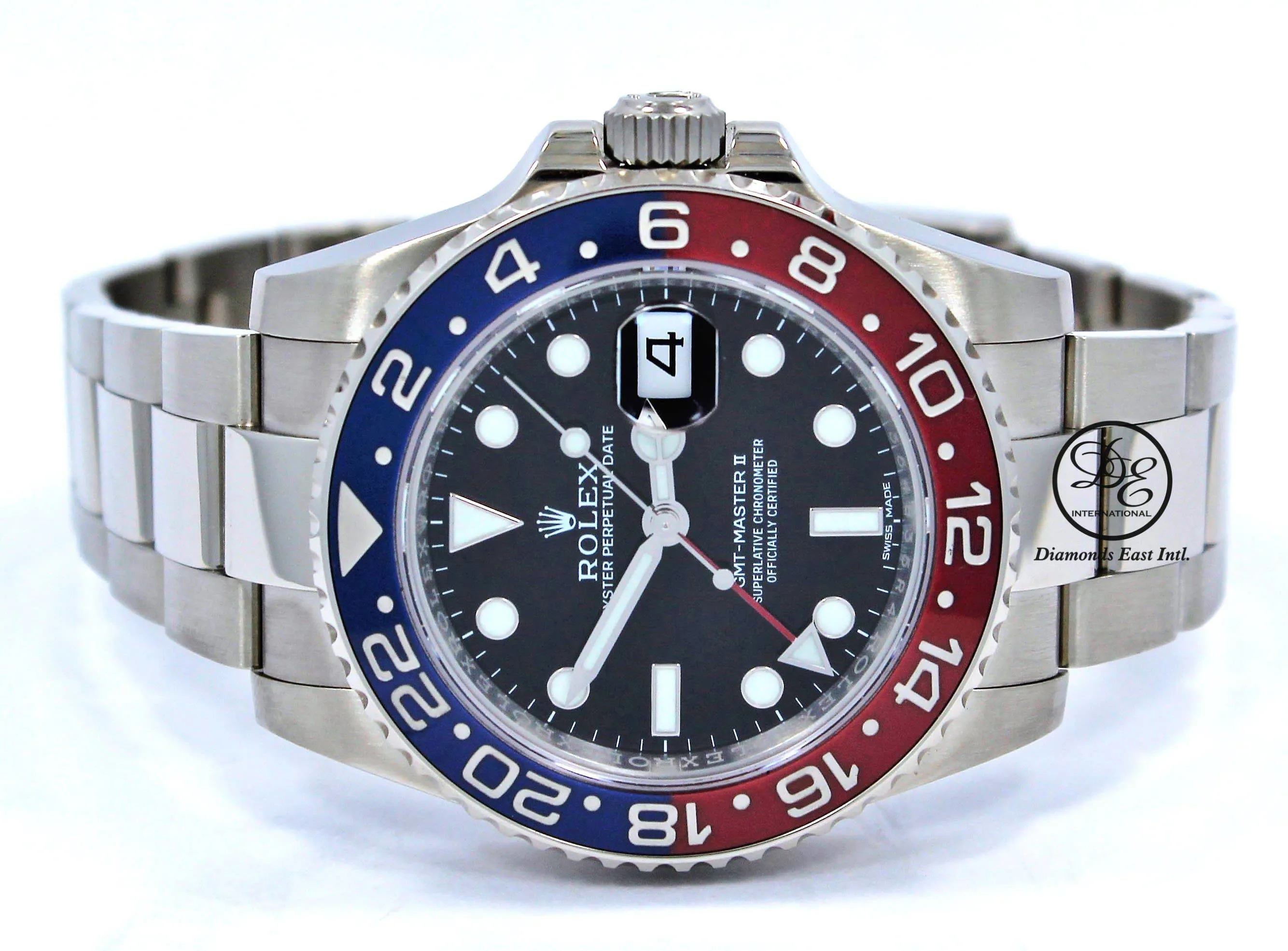 Rolex GMT-Master II 116719BLRO 40mm White gold Black 11