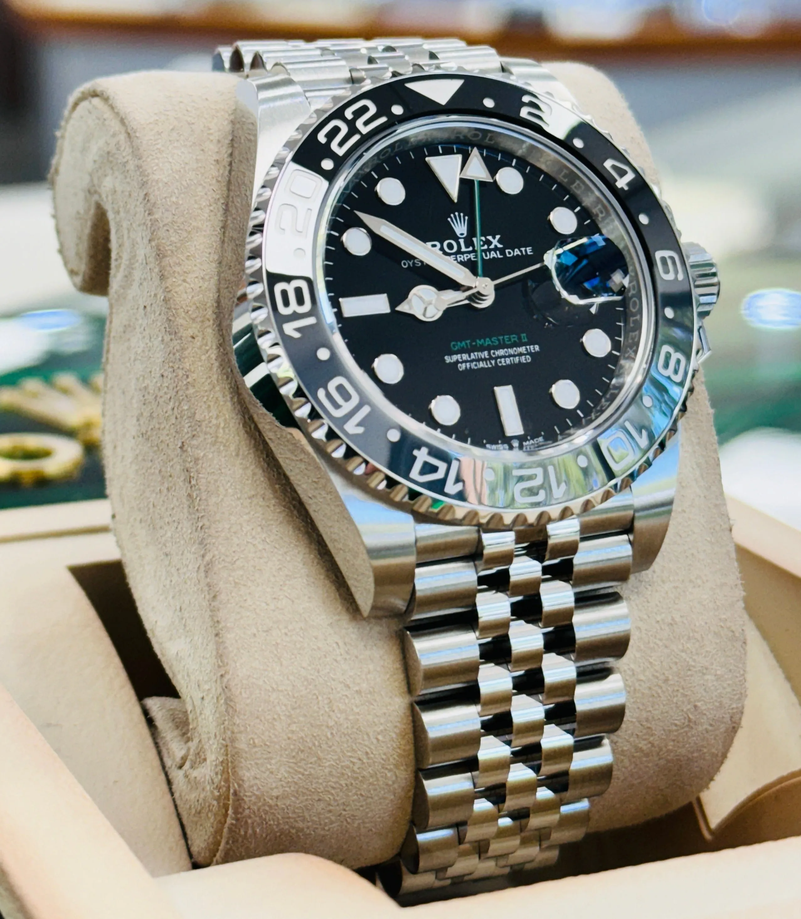 Rolex GMT-Master II 126710GRNR 40mm Stainless steel Black