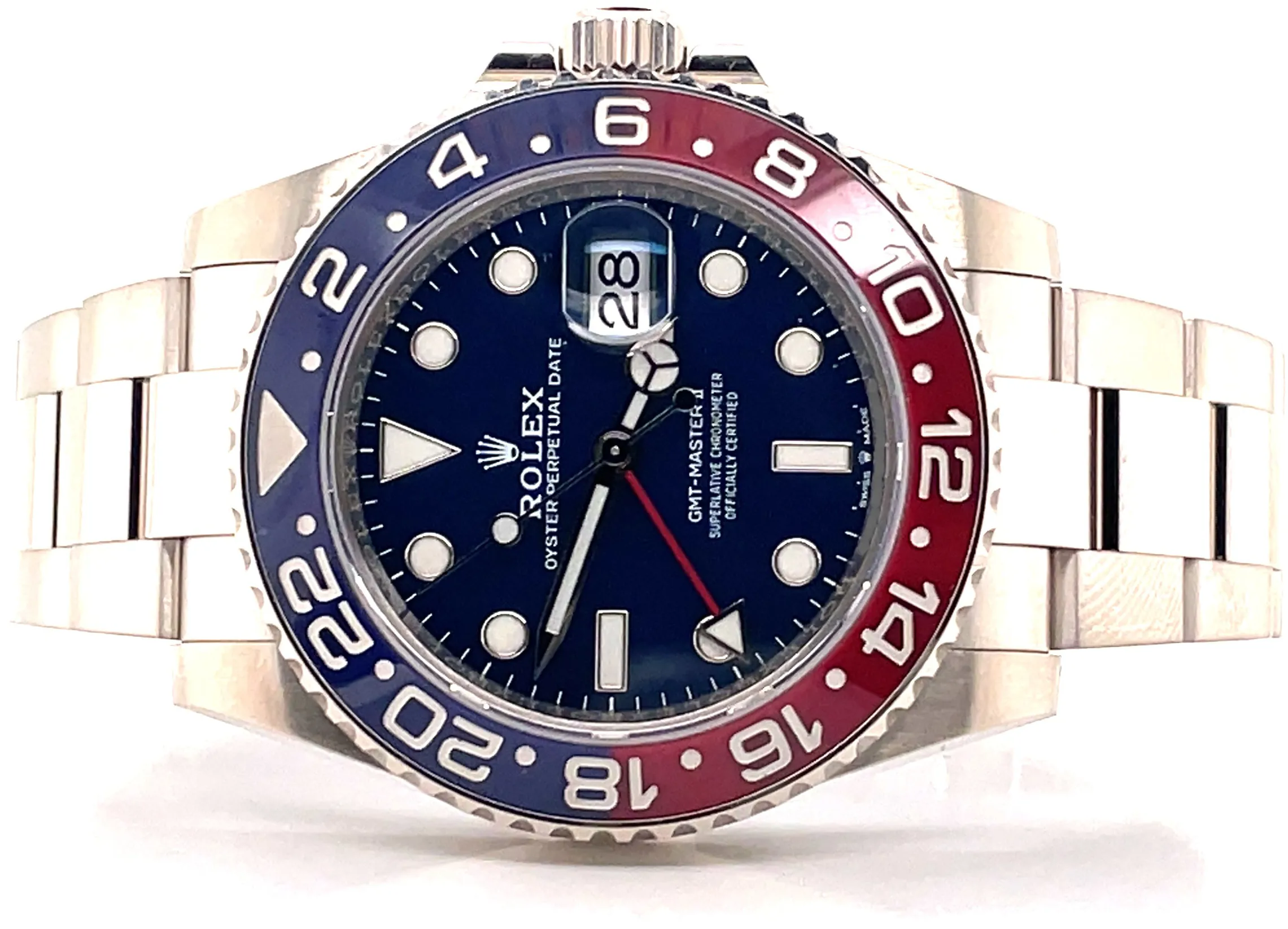 Rolex GMT-Master II 126719BLRO 40mm White gold Blue 10