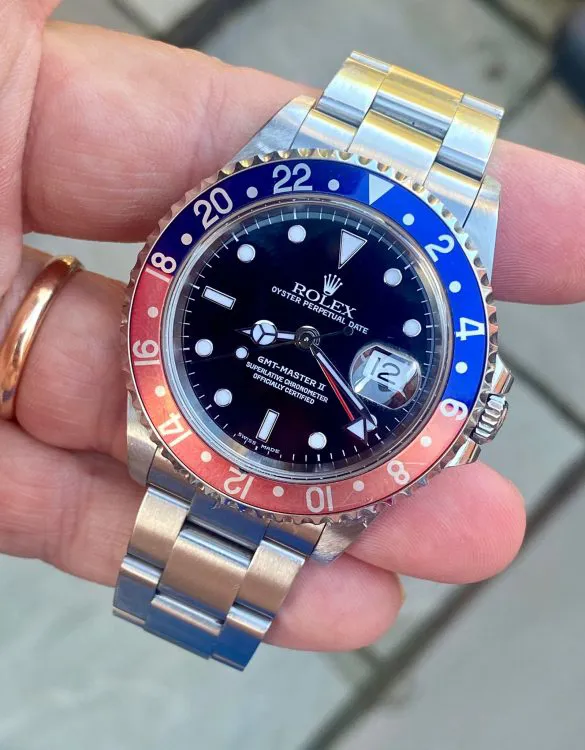 Rolex GMT-Master II 16710 40mm Stainless steel Black