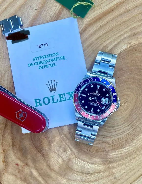 Rolex GMT-Master II 16710 40mm Stainless steel Black 1