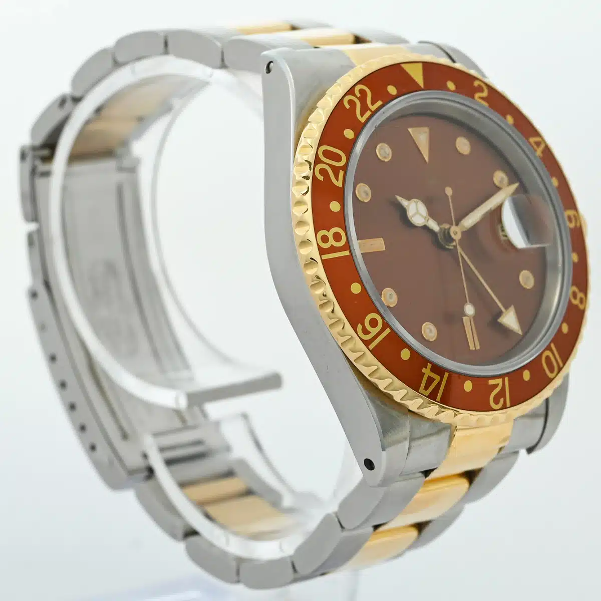 Rolex GMT-Master II 16713 40mm Yellow gold and Stainless steel Brown 2