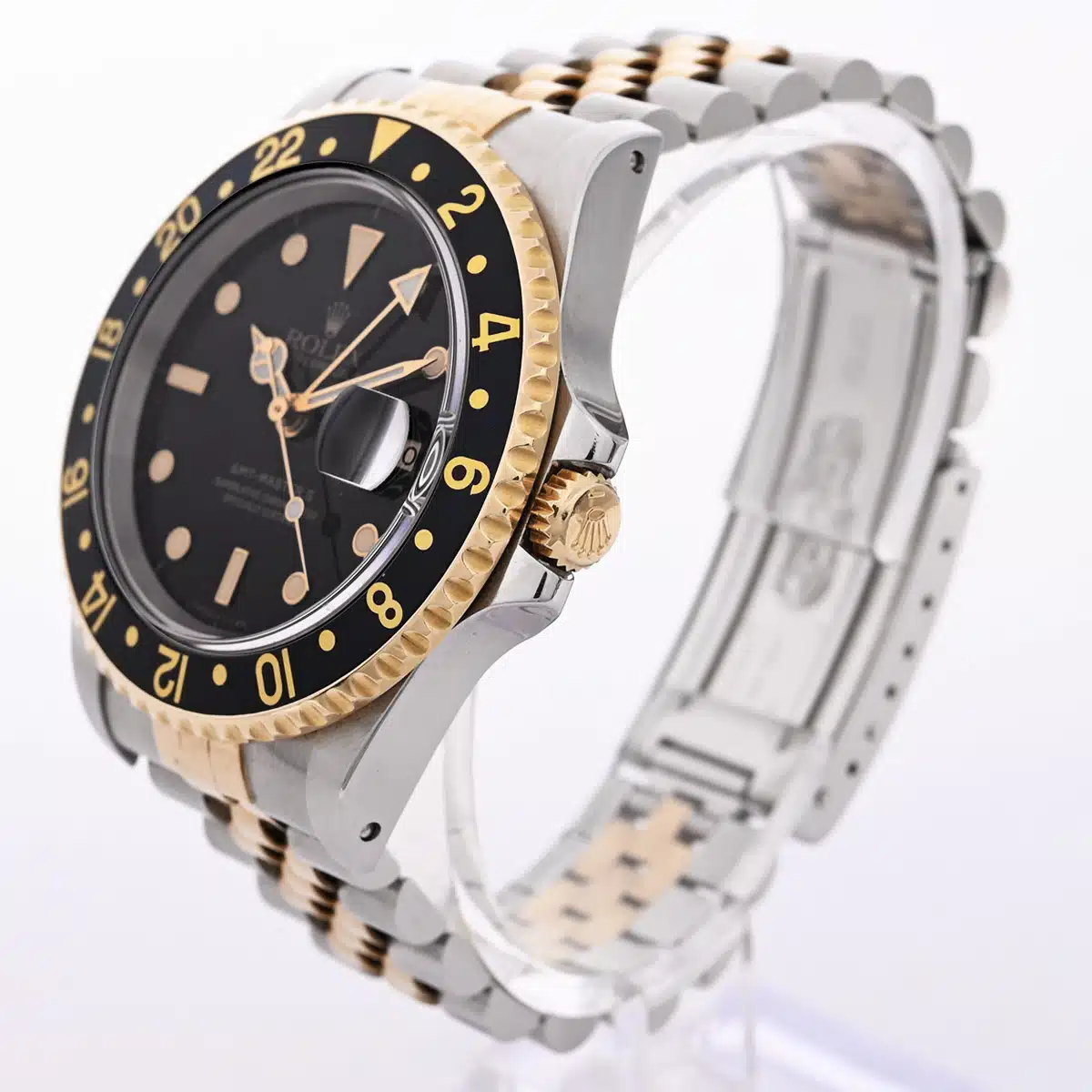 Rolex GMT-Master II 16713 40mm Yellow gold and Stainless steel Black 1