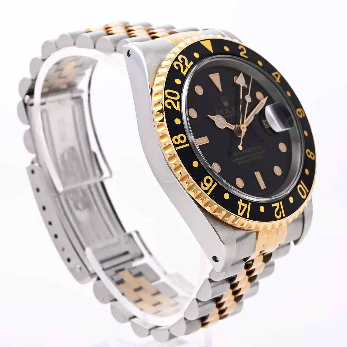 Rolex GMT-Master II 16713 40mm Yellow gold and Stainless steel Black 2