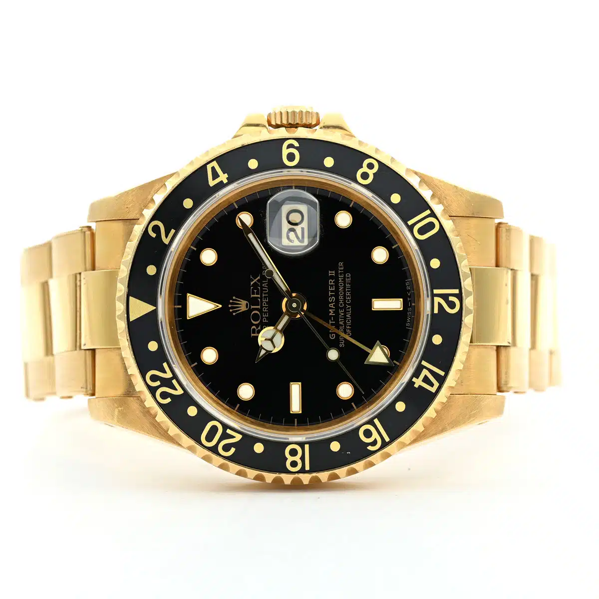 Rolex GMT-Master II 16718 40mm Yellow gold Black 1