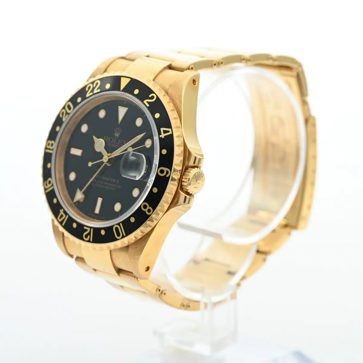 Rolex GMT-Master II 16718 40mm Yellow gold Black 2