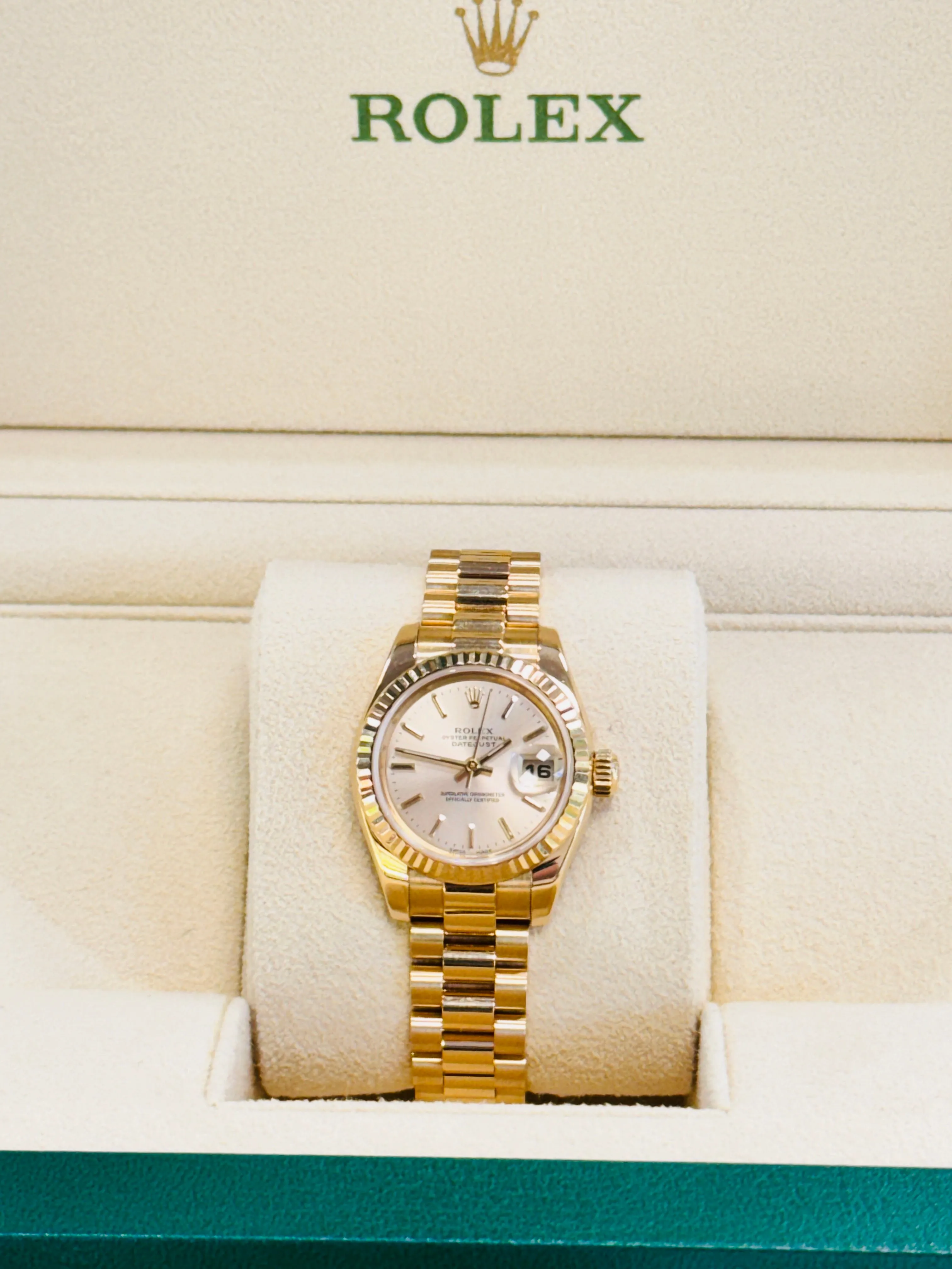 Rolex Lady-Datejust 179178 26mm Yellow gold Champagne 2