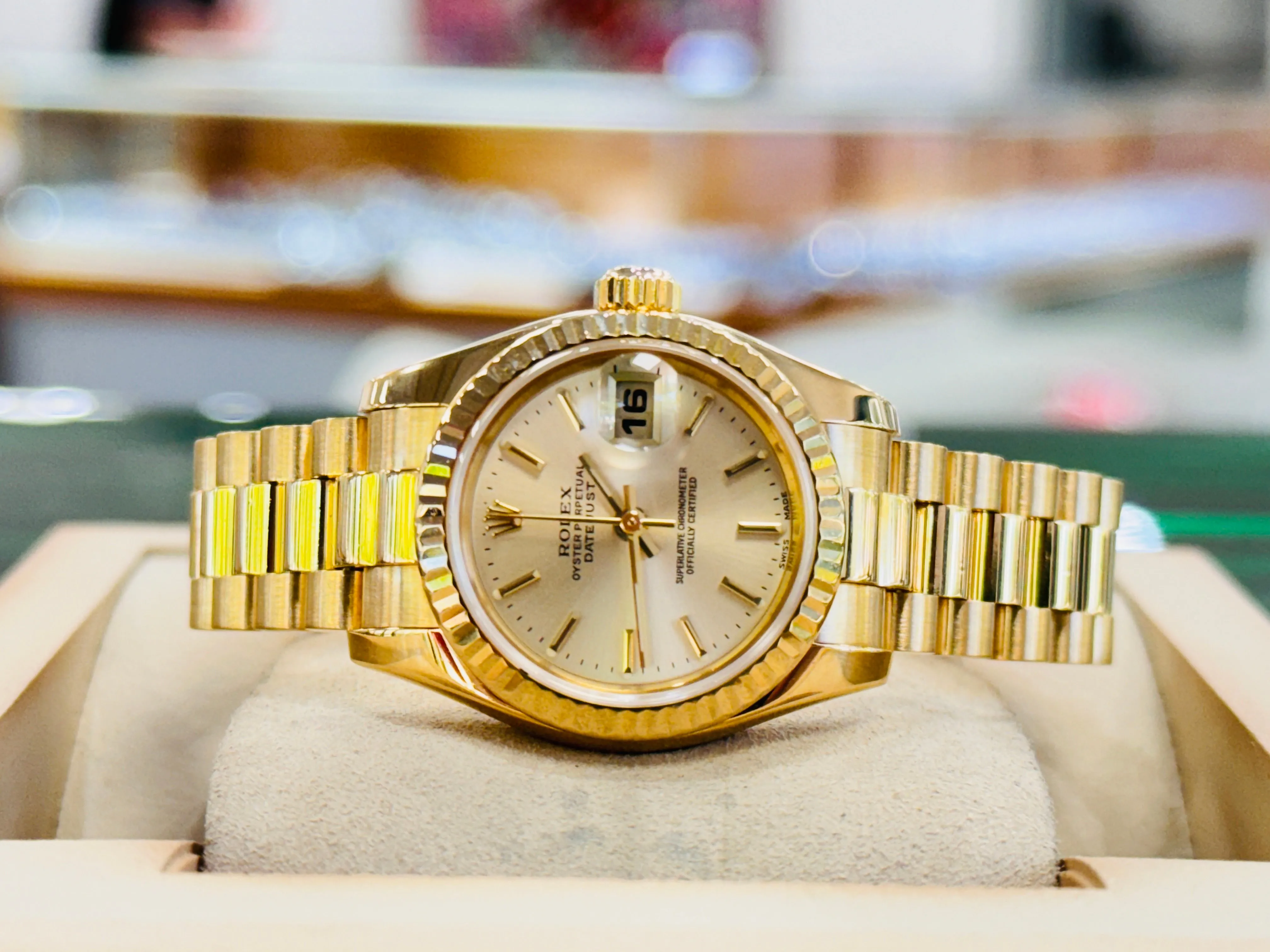 Rolex Lady-Datejust 179178 26mm Yellow gold Champagne 6