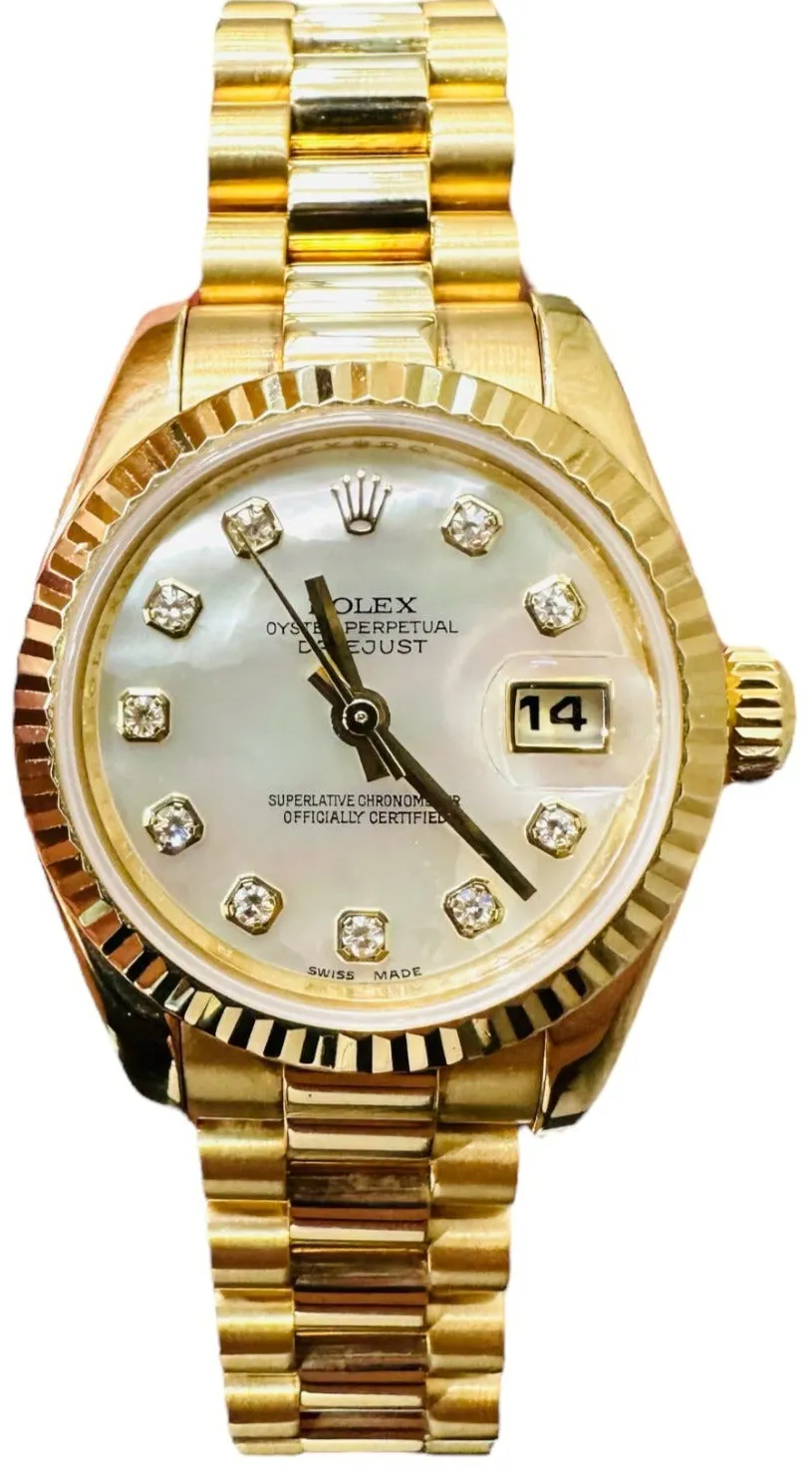 Rolex Lady-Datejust 179178 26mm Yellow gold Mother-of-pearl