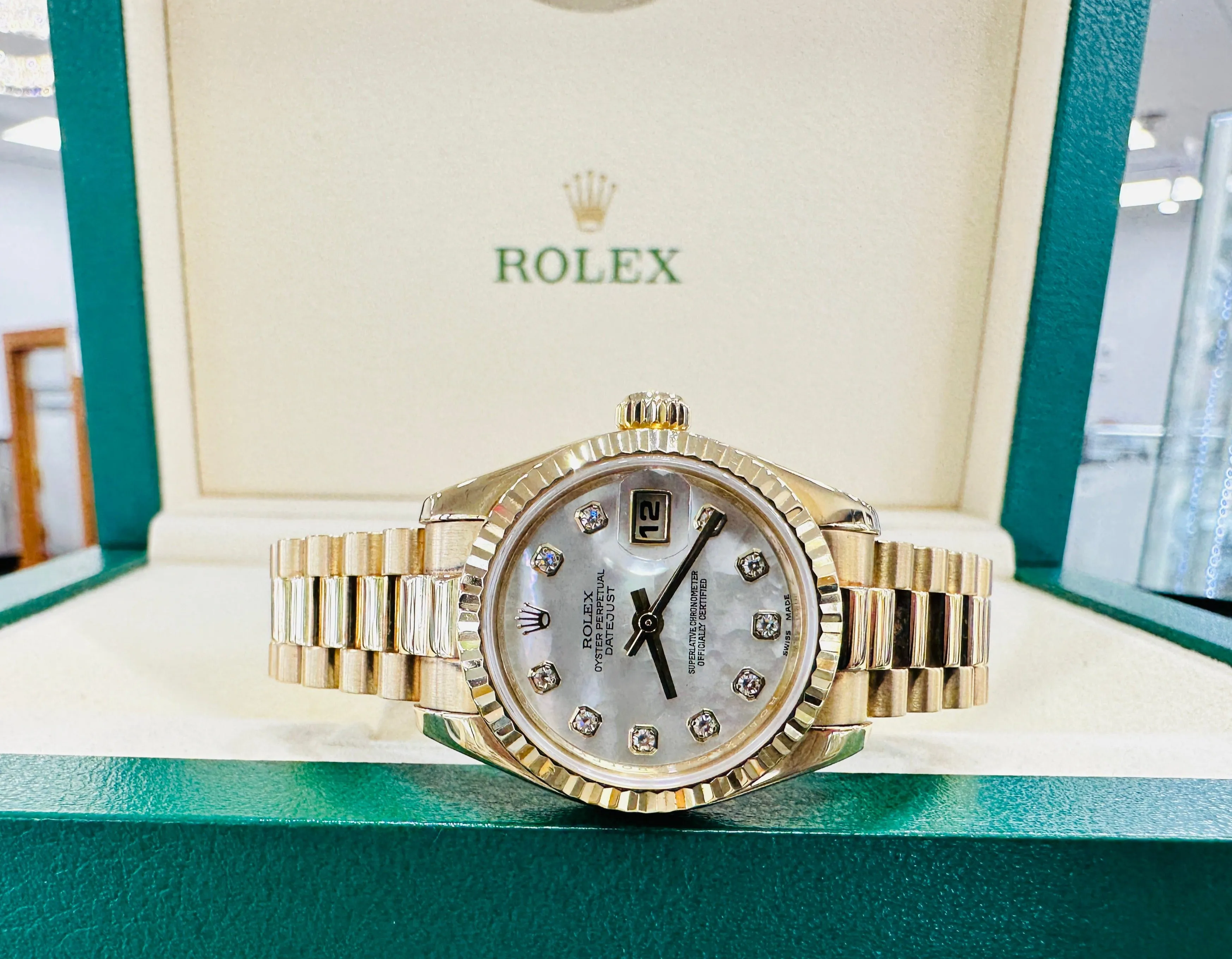 Rolex Lady-Datejust 179178 26mm Yellow gold Mother-of-pearl 9