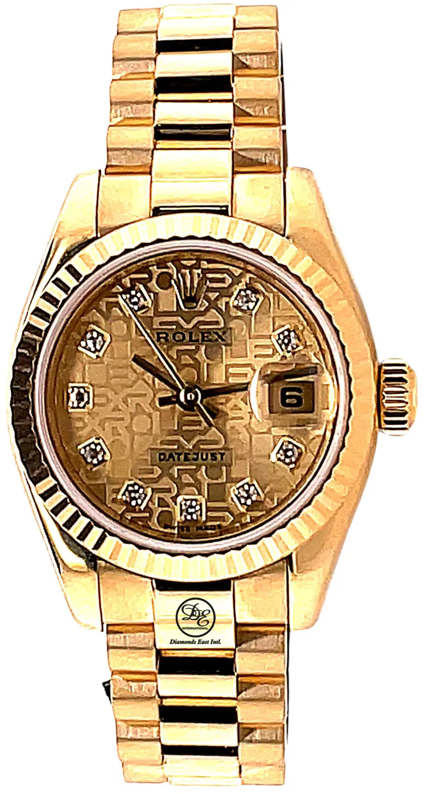 Rolex Lady-Datejust 179178 26mm Yellow gold White