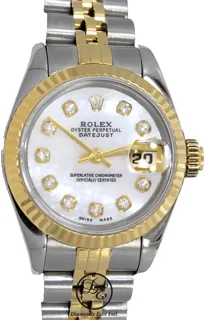 Rolex Lady-Datejust 69173 Stainless steel and 18k yellow gold MOP