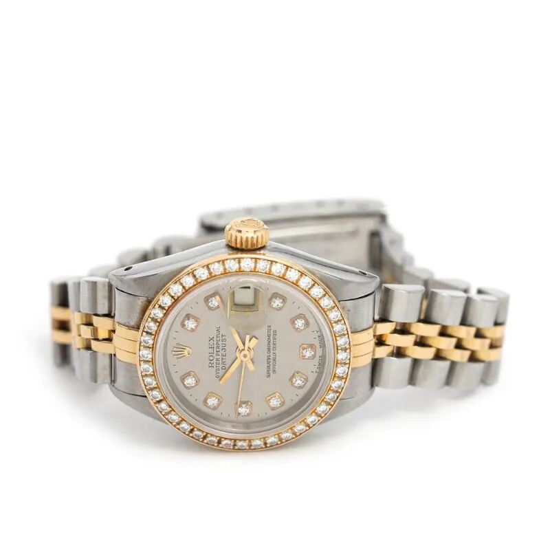 Rolex Lady-Datejust 69173 26mm Stainless steel and Diamond and 18k yellow gold Champagne 4