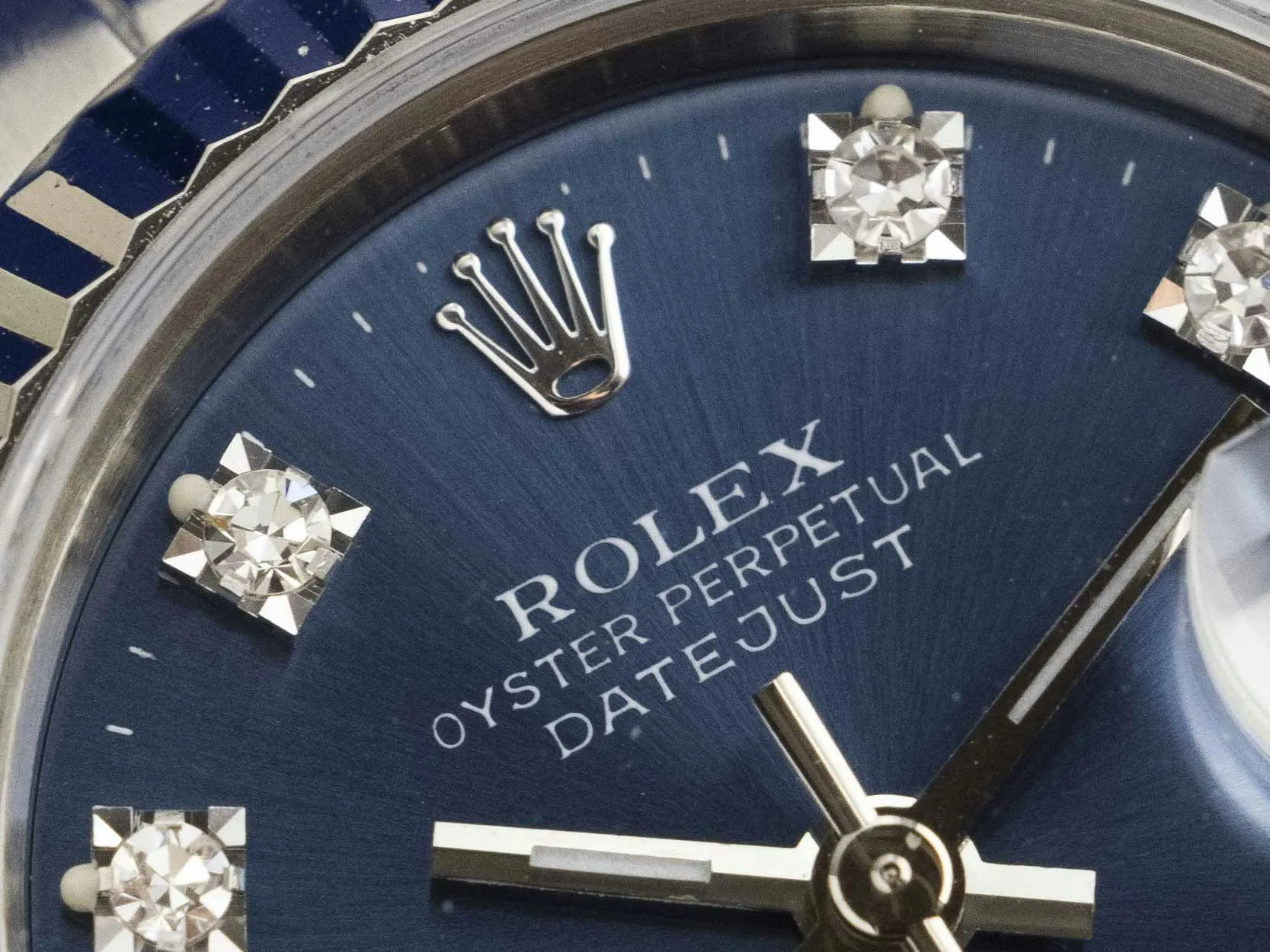 Rolex Lady-Datejust 69174 26mm White gold and Stainless steel Blue 6