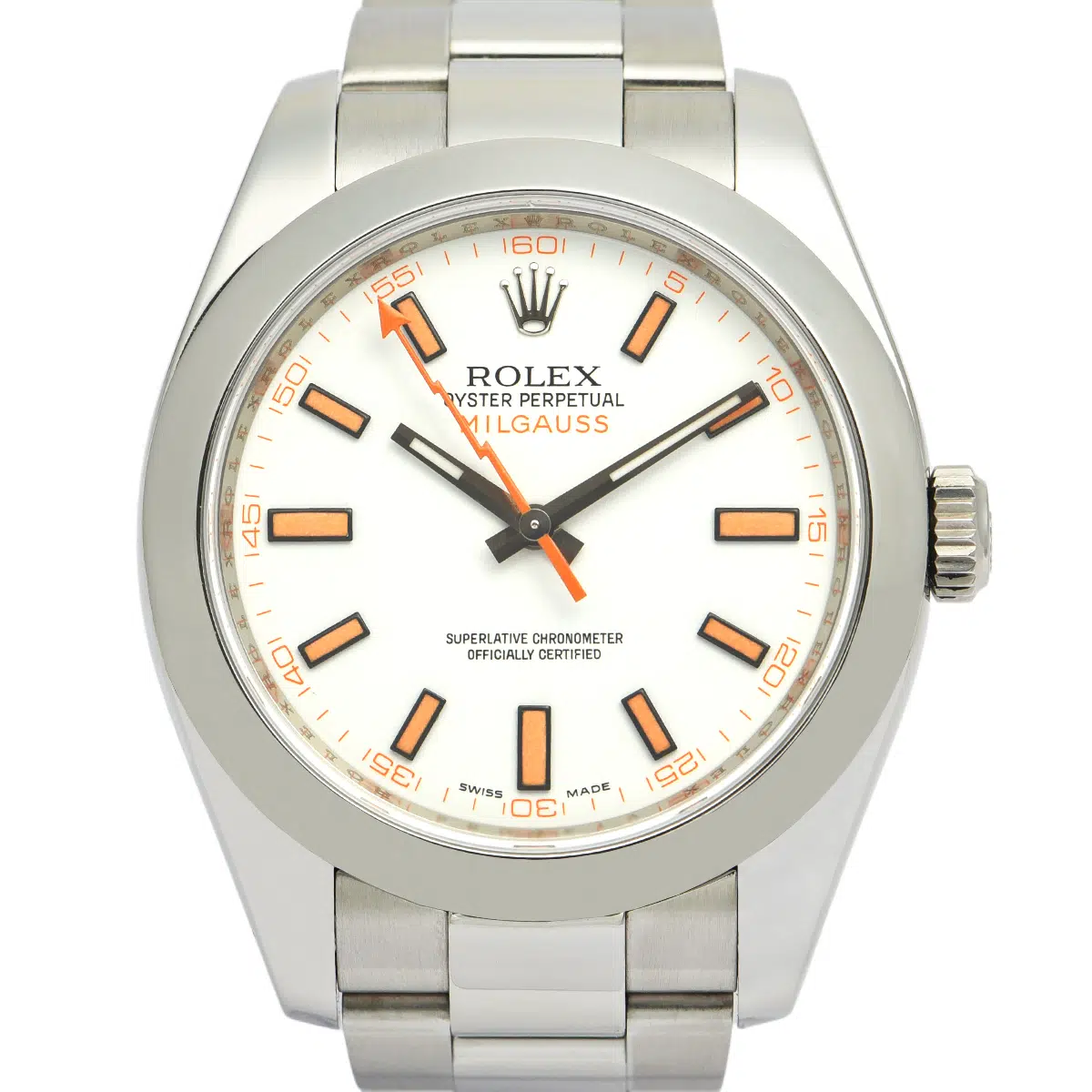 Rolex Milgauss 116400 40mm Stainless steel White