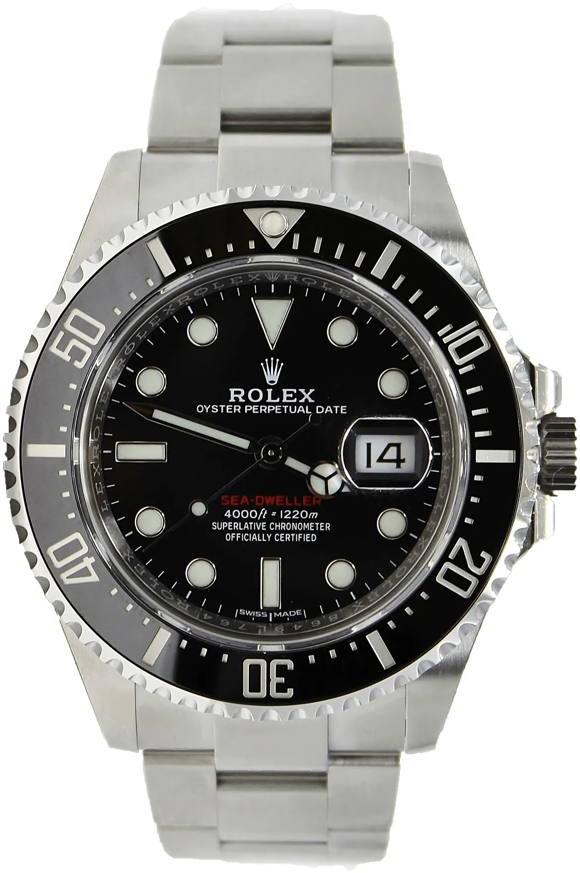 Rolex Sea-Dweller 126600 43mm Stainless steel Black