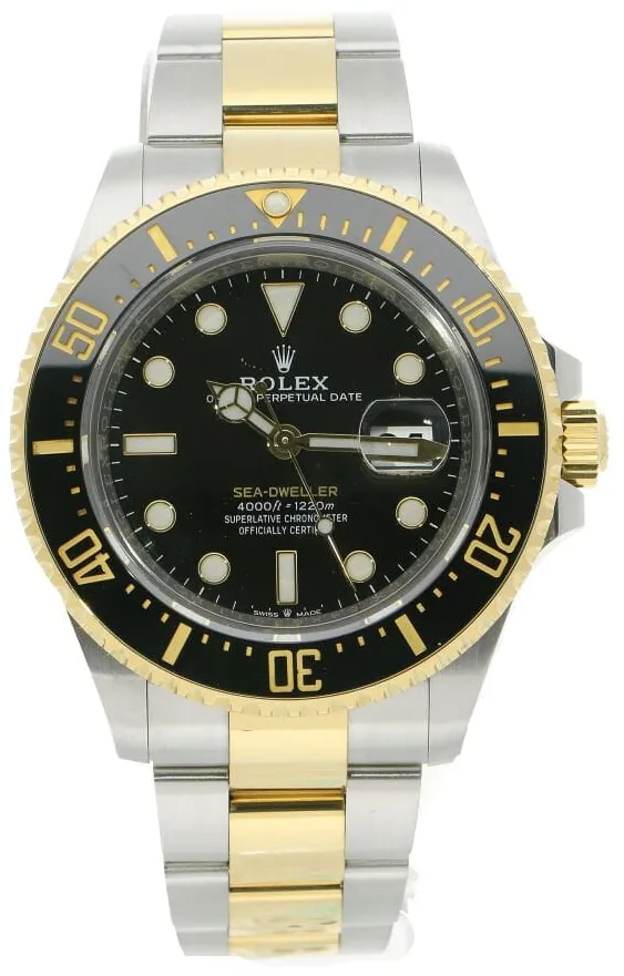 Rolex Sea-Dweller 126603 43mm Yellow gold and Stainless steel Black