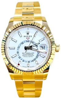 Rolex Sky-Dweller 336938 18k yellow gold White