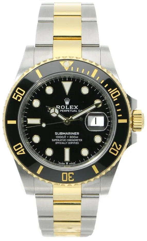 Rolex Submariner 126613LN 41mm Yellow gold and Stainless steel Black