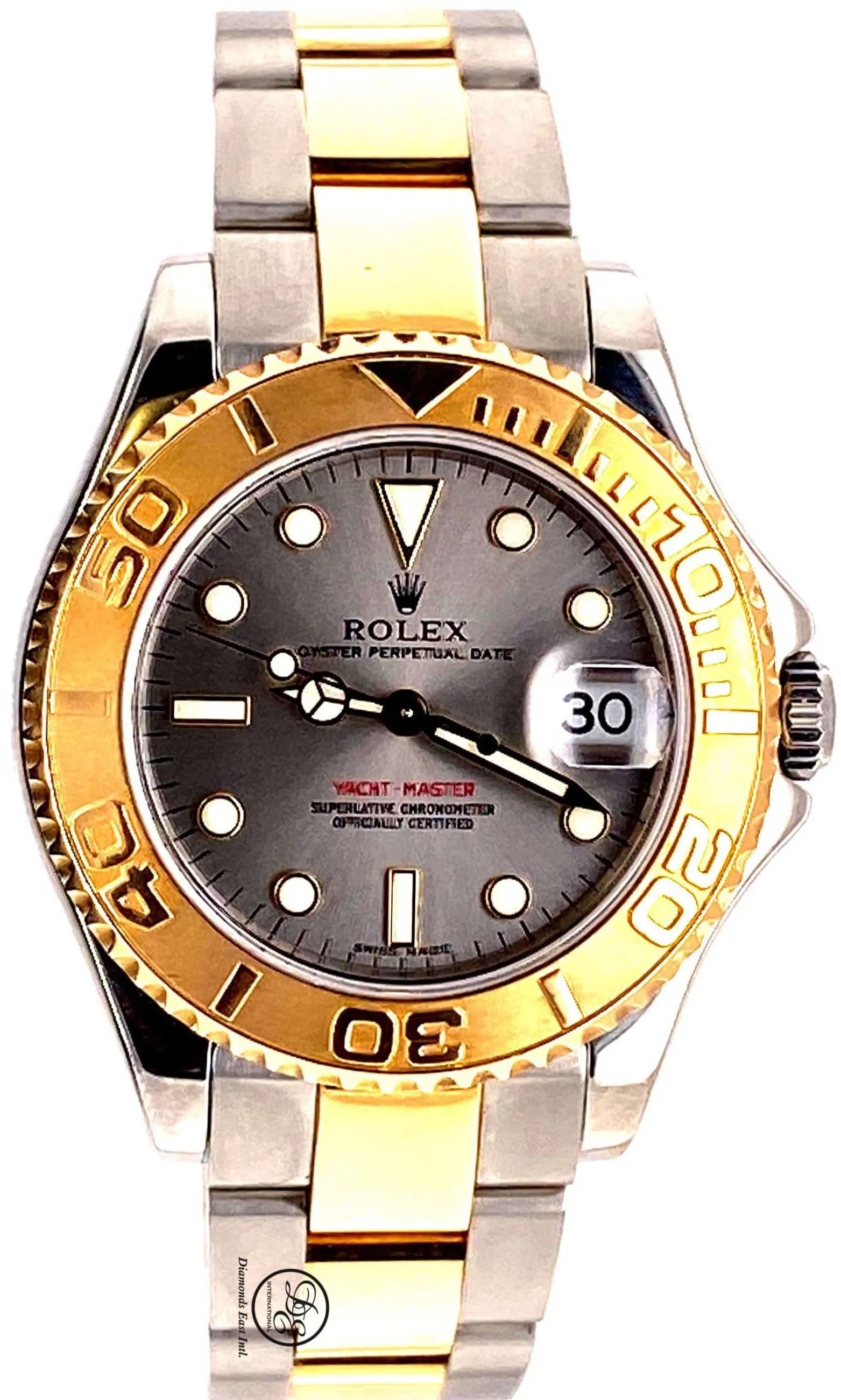 Rolex Yacht-Master 168623 35mm Yellow gold and Stainless steel and 18k yellow gold Gray