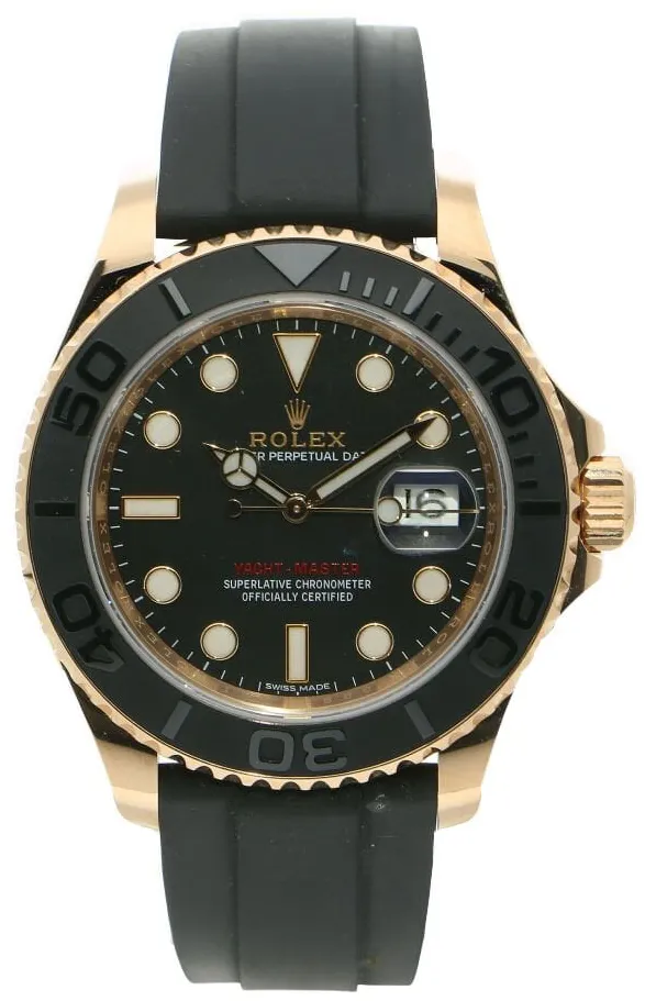 Rolex Yacht-Master 40 116655 40mm Yellow gold Black