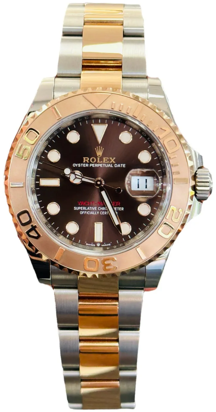 Rolex Yacht-Master 40 126621 40mm Rose gold and Stainless steel Brown