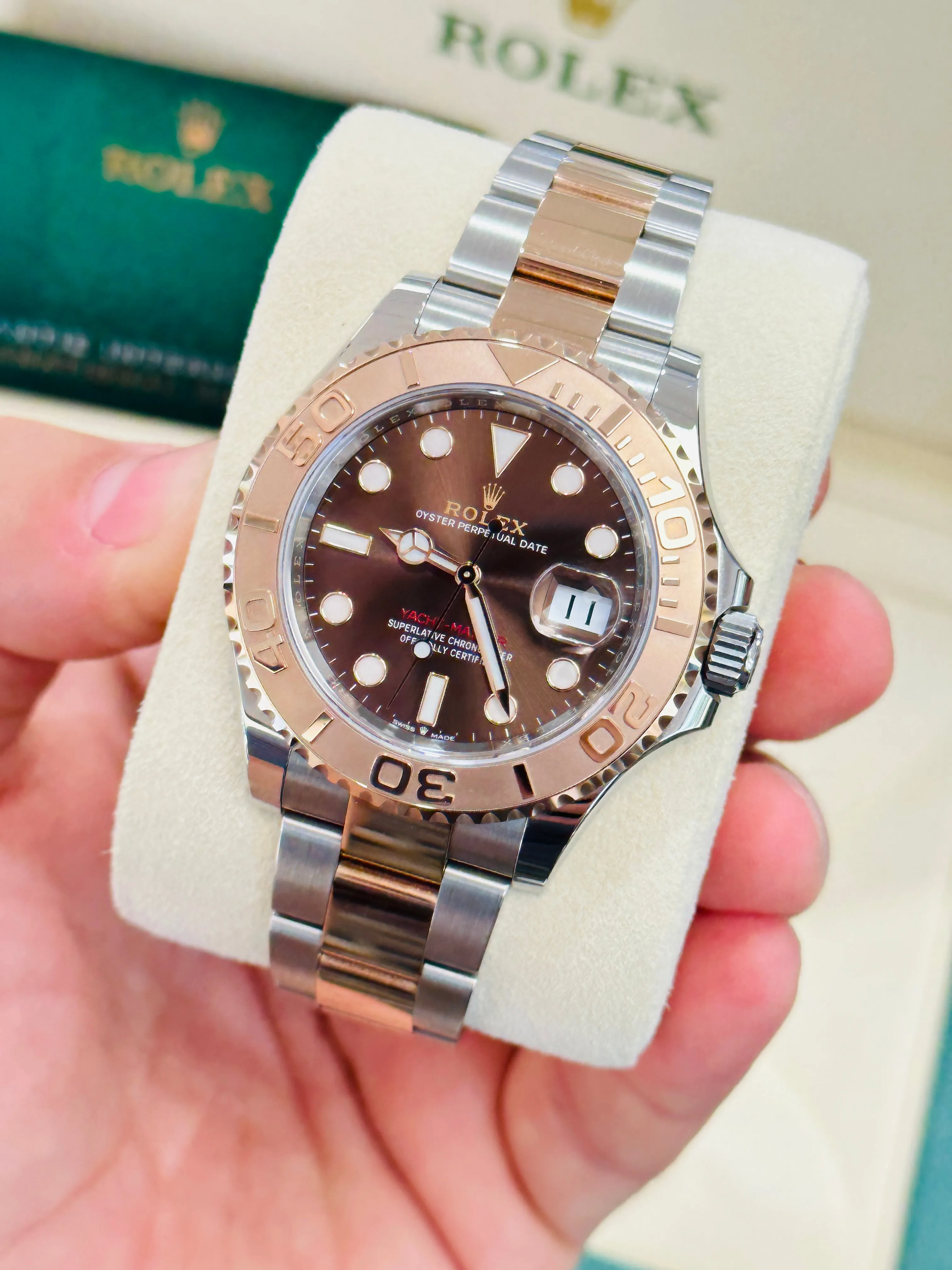 Rolex Yacht-Master 40 126621 40mm Rose gold and Stainless steel Brown 6