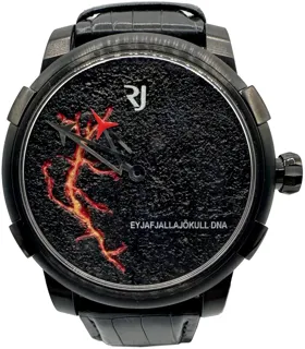 Romain Jerome Eyjafjallajokull-DNA EVO RJ.V.AU.003.01 Steel$black PVD Black Lava Stone