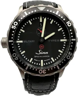 Sinn Military Type III Limited Edition 9910.0399 Stainless steel Black