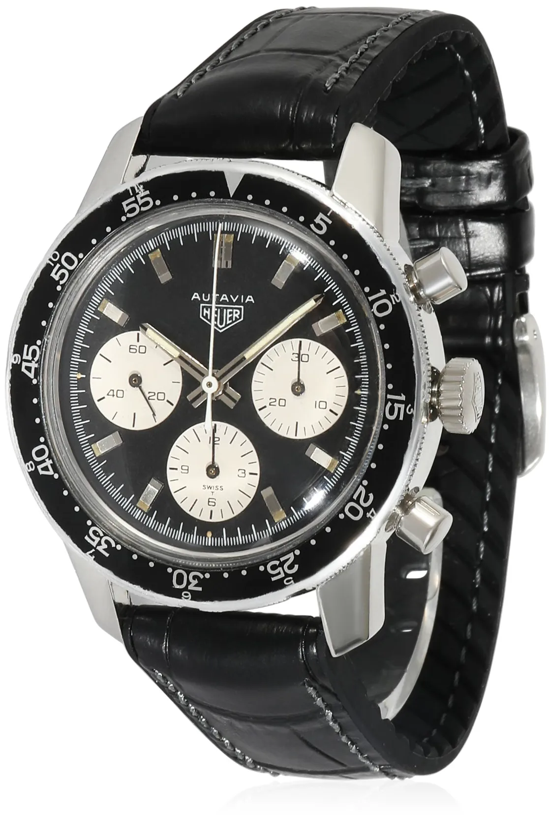 TAG Heuer Autavia 2446 C 40mm Stainless steel Black