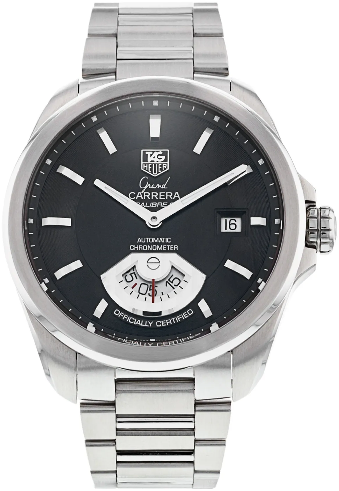 TAG Heuer Carrera WAV511A.BA0900 40mm Stainless steel Black Baton