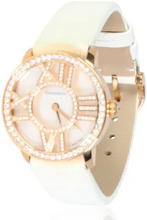 Tiffany Atlas Z1900.10.30691A40B 18k rose gold White