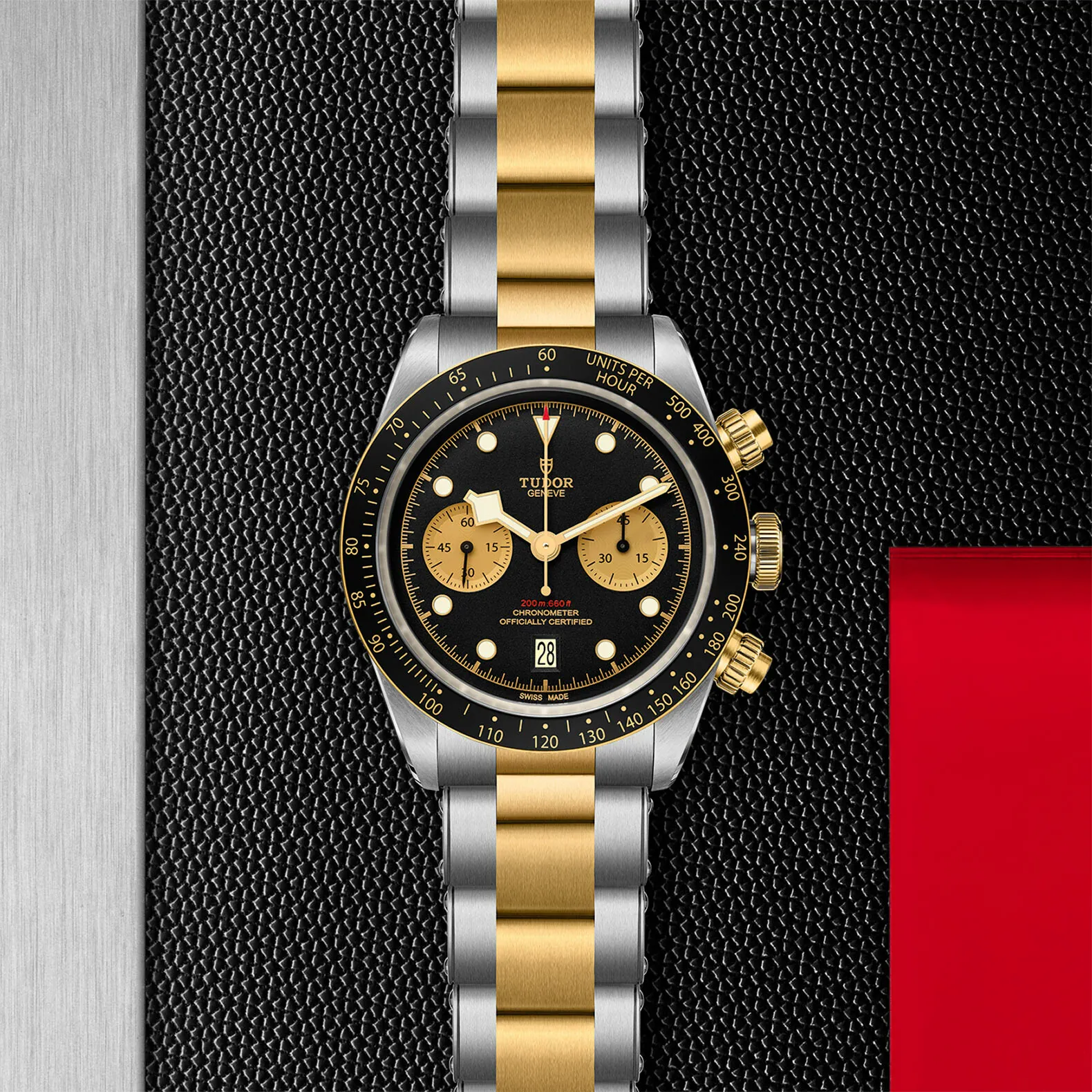 Tudor Black Bay Chrono S&G M79363N-0001 41mm Yellow gold and Stainless steel and 18k yellow gold Black 1