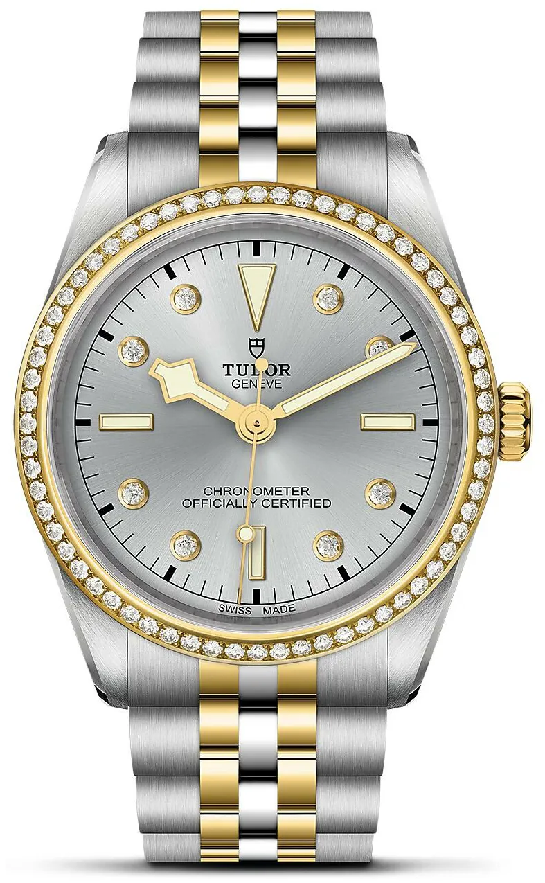 Tudor Black Bay M79653-0006 36mm Yellow gold and Stainless steel and 18k yellow gold Silver