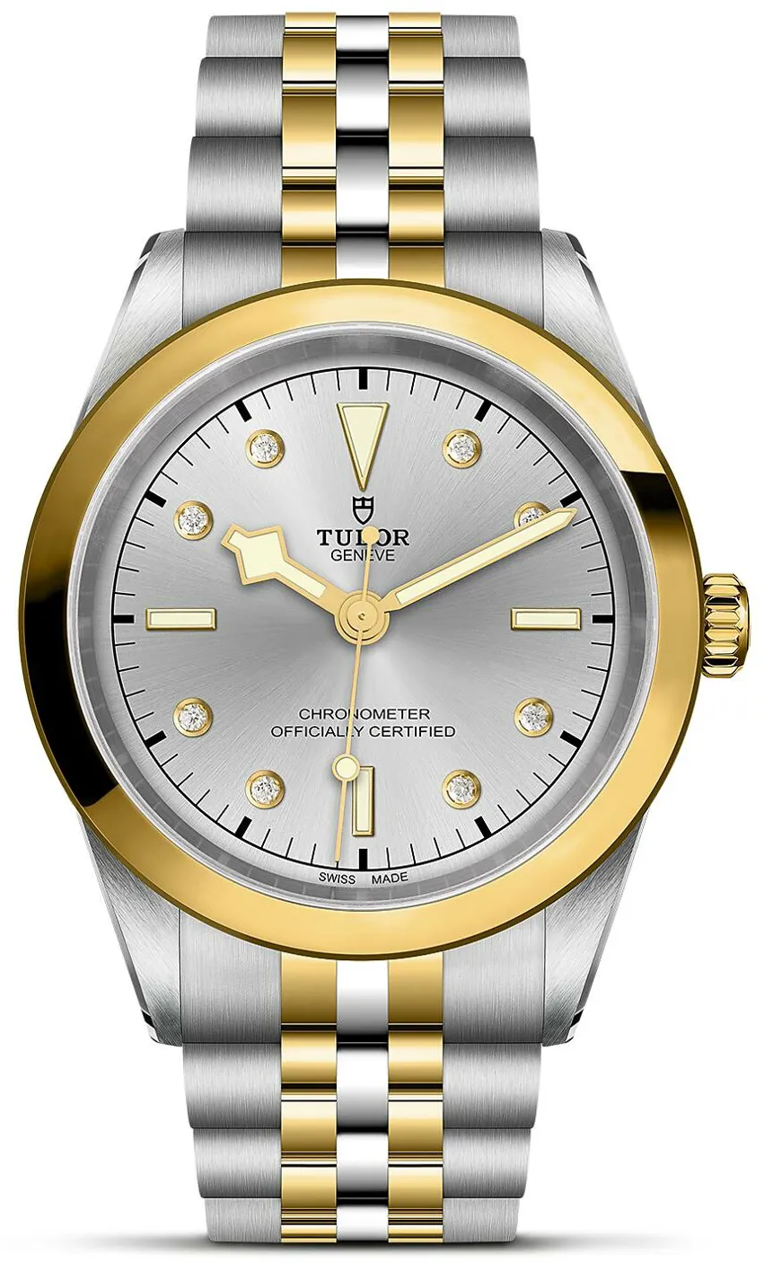 Tudor Black Bay M79683-0007 41mm Yellow gold and Stainless steel and 18k yellow gold Silver