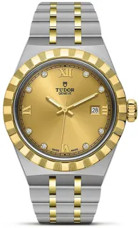 Tudor Royal M28303-0006 Yellow gold and Stainless steel Golden