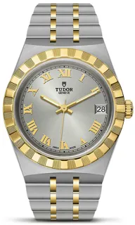 Tudor Royal M28403–0001 Yellow gold and Stainless steel Silver