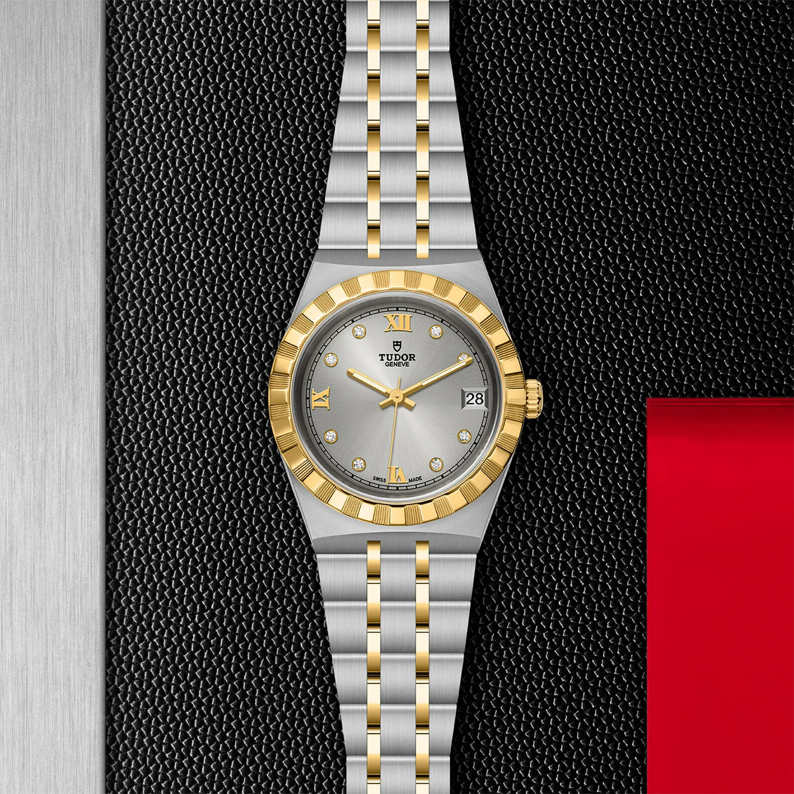 Tudor Royal M28403-0002 34mm Yellow gold and Stainless steel and 18k yellow gold Silver 1