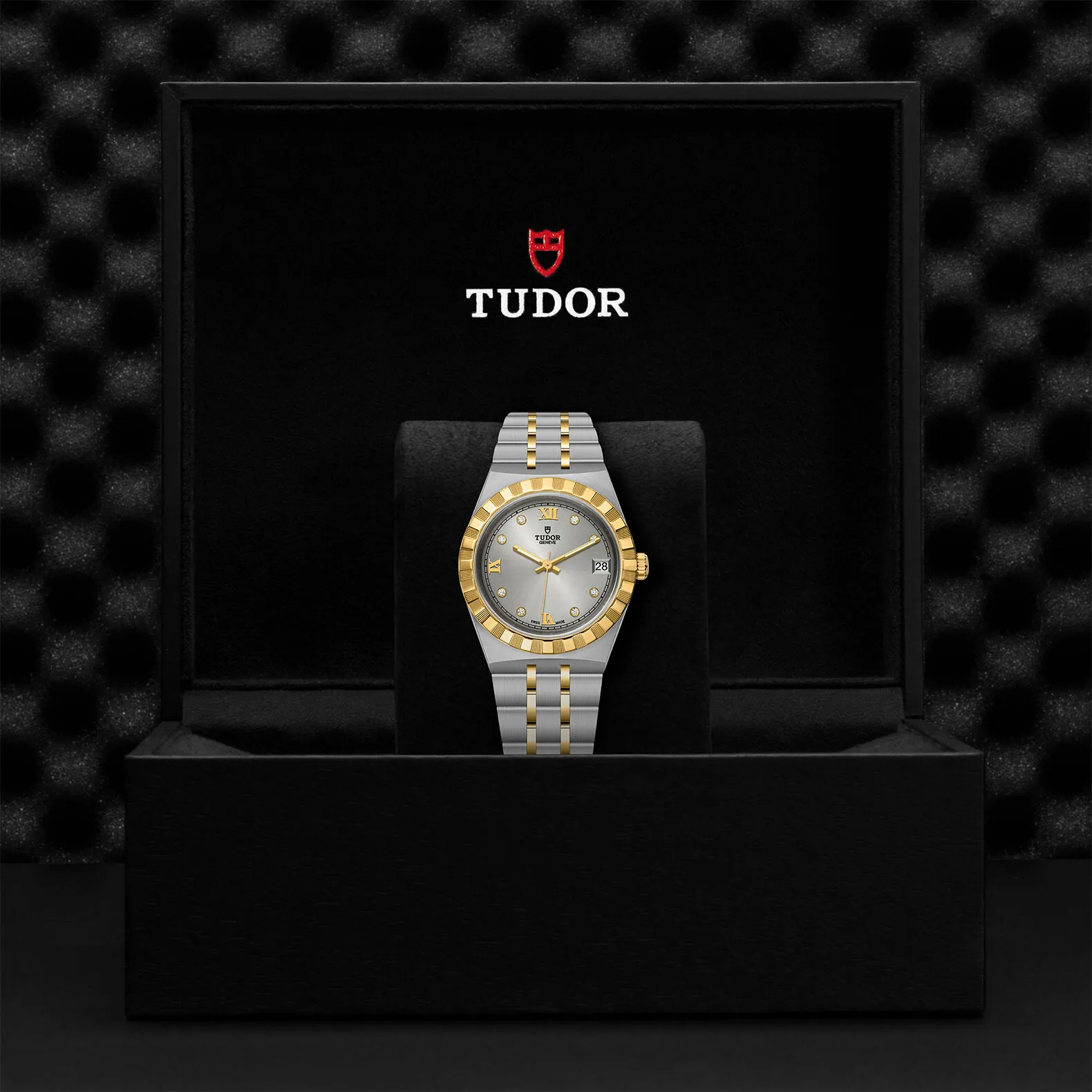 Tudor Royal M28403-0002 34mm Yellow gold and Stainless steel and 18k yellow gold Silver 3