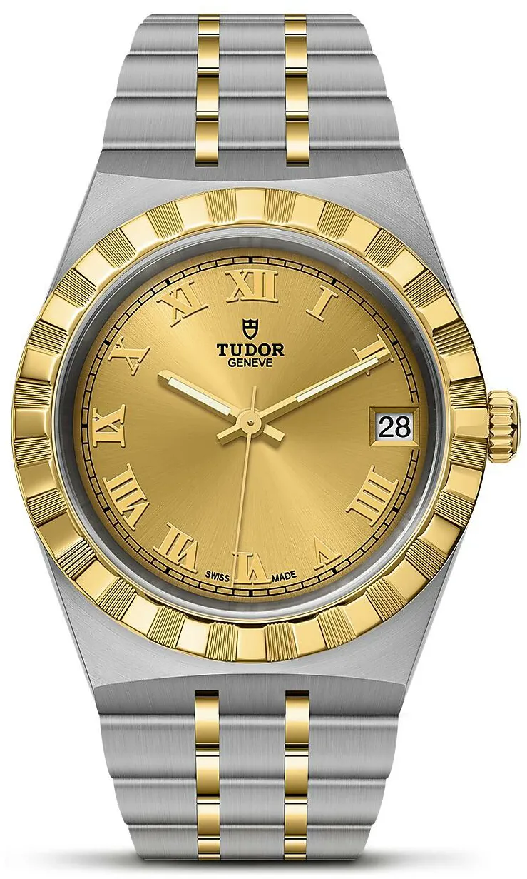 Tudor Royal M28403-0004 34mm Yellow gold and Stainless steel and 18k yellow gold Golden