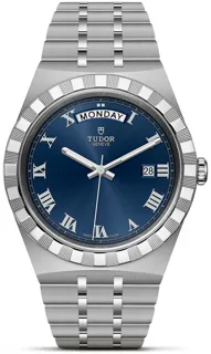 Tudor Royal M28600-0005 Stainless steel Blue