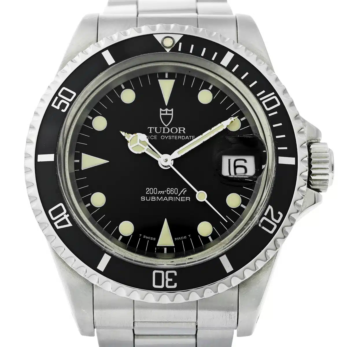 Tudor Submariner 79090 40mm Stainless steel Black