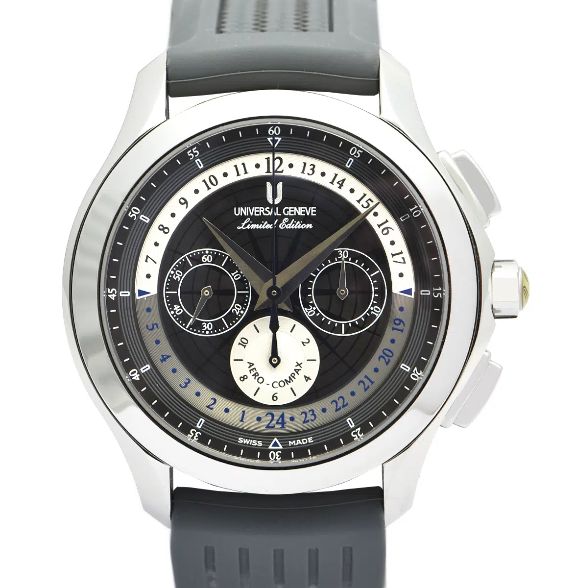 Universal Genève Compax 882.123/0675 Stainless steel Gray