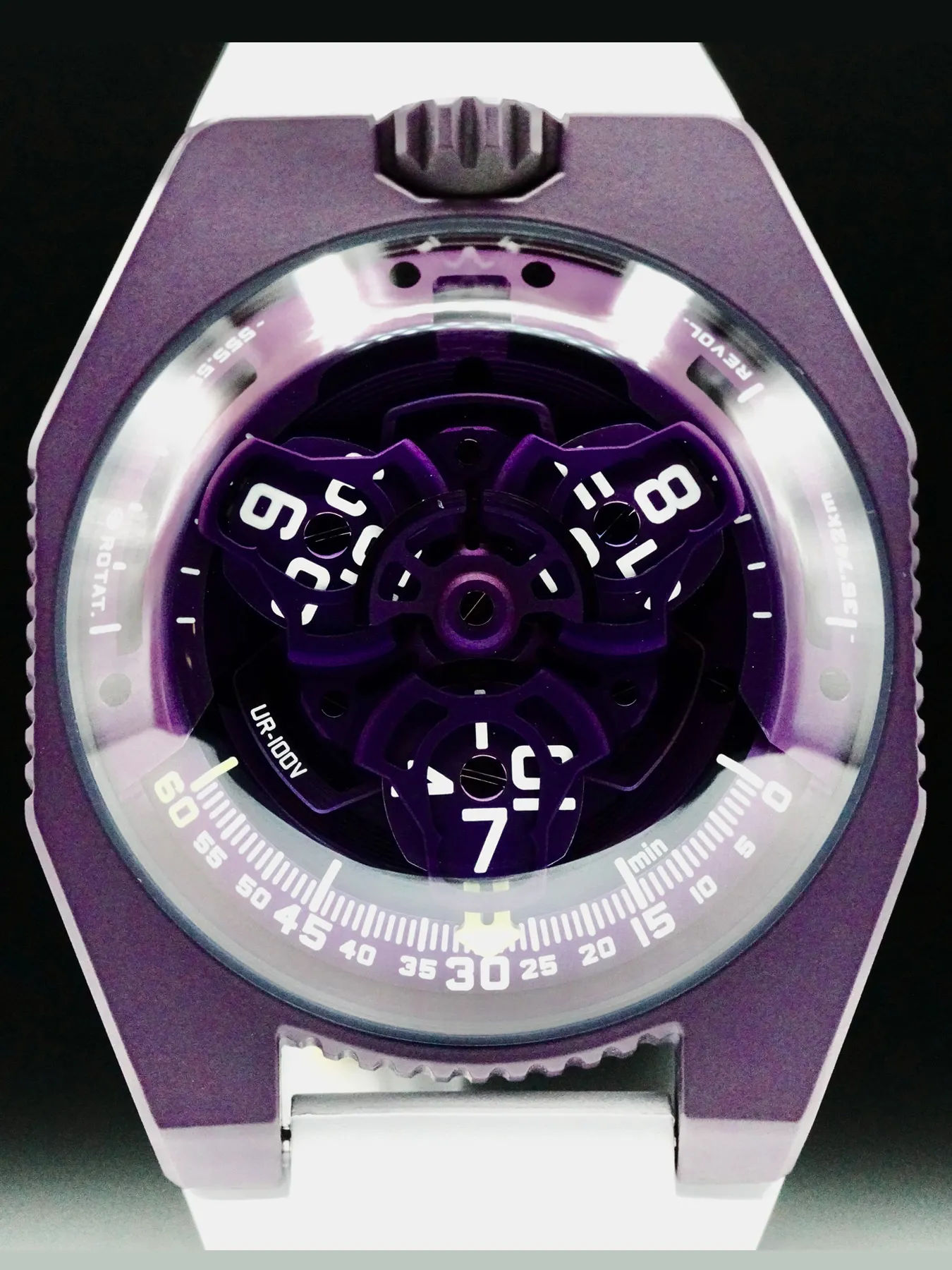 Urwerk UR-100V UltraViolet UR-100V 41mm Titanium Purple