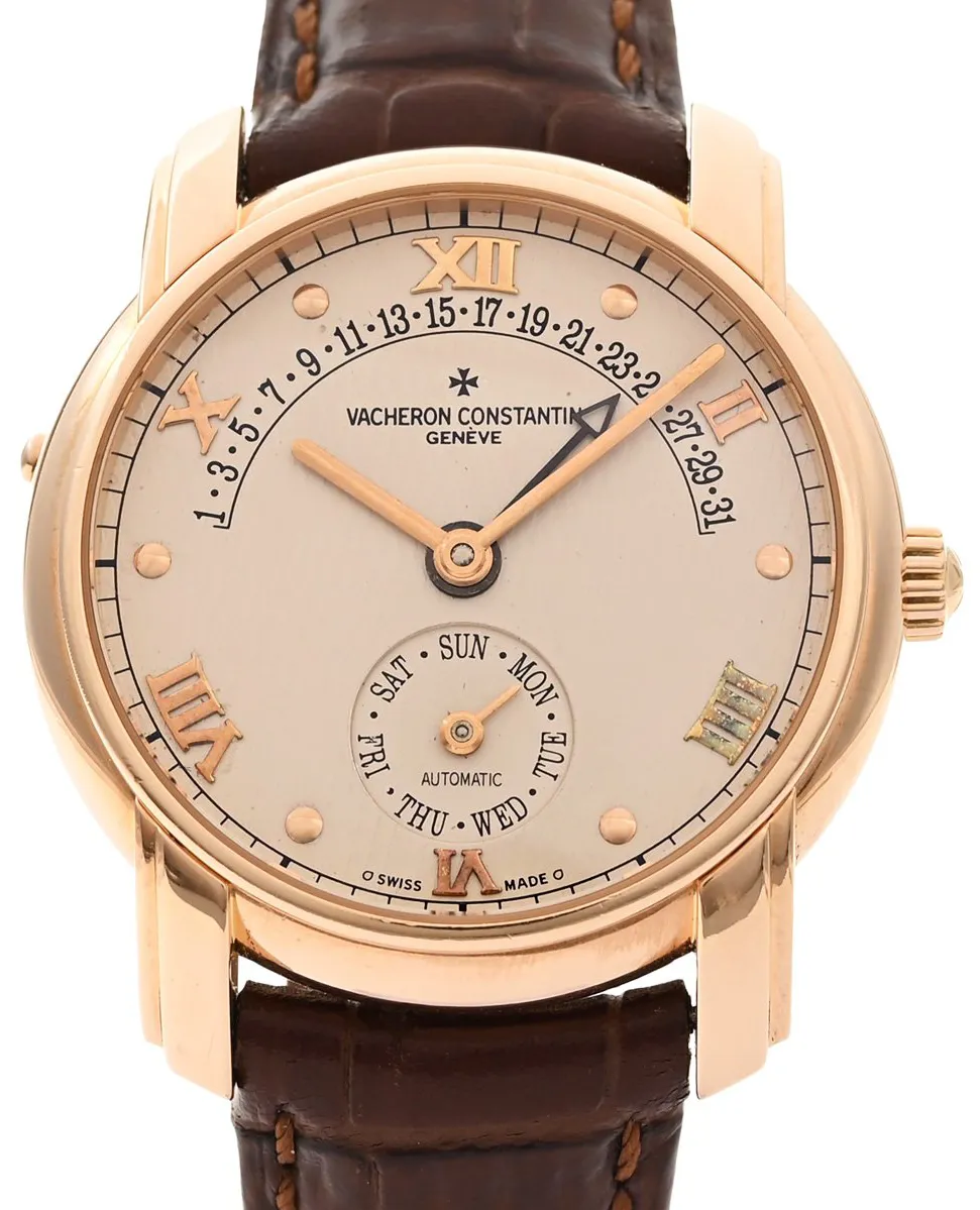 Vacheron Constantin Patrimony 47245 37mm Rose gold Silver